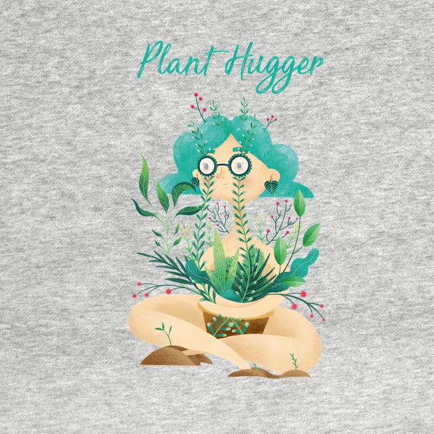 Plant Hugger by Gummy Illustrations